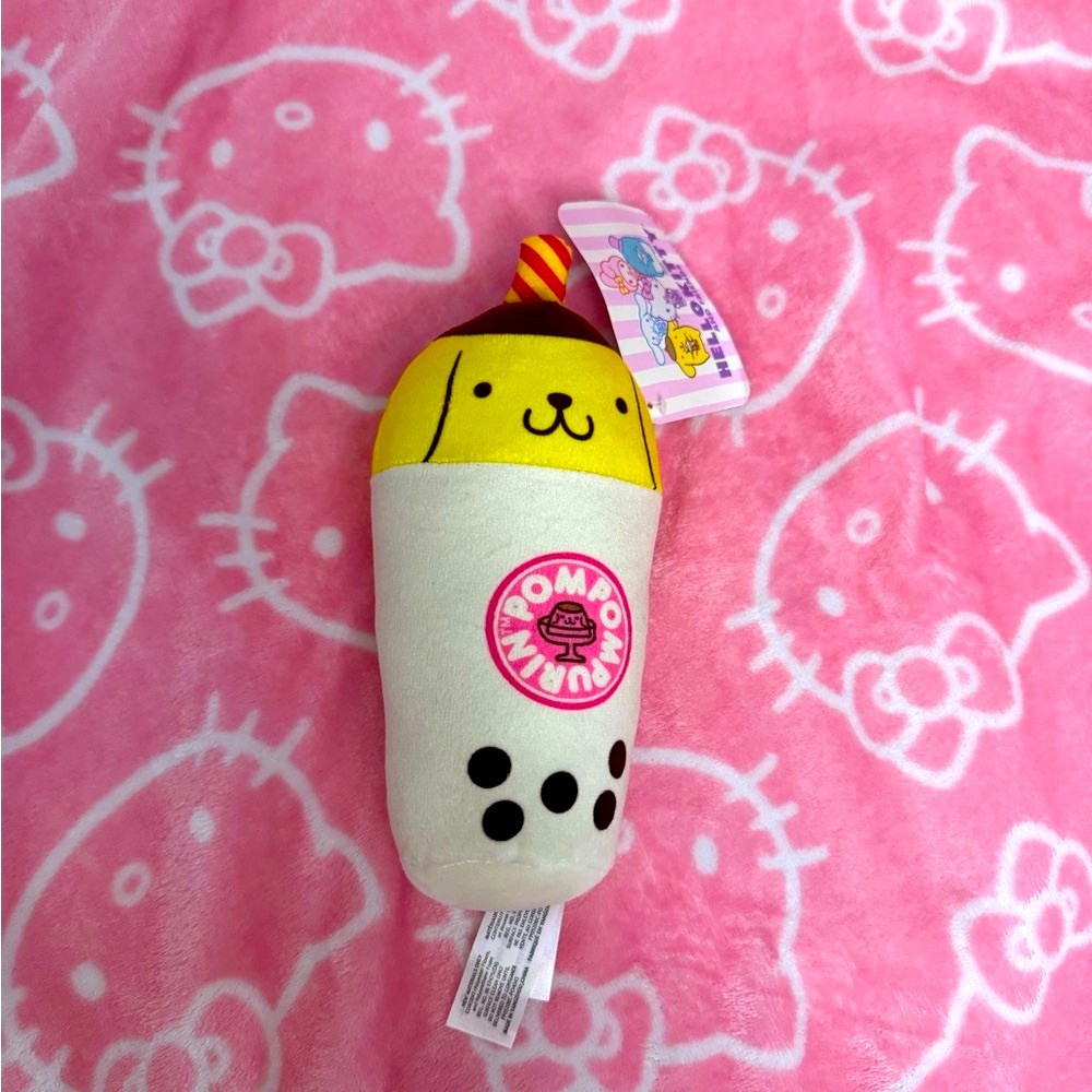 Pompompurin boba plush BNWT